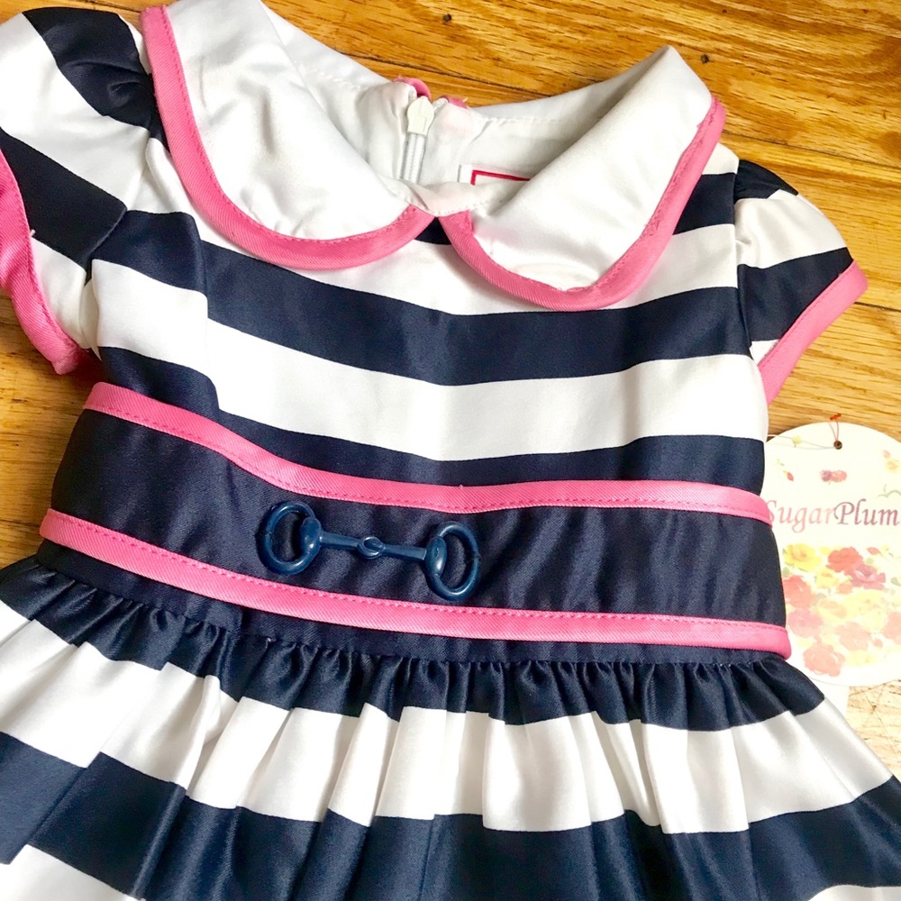 STRIPE LUXURY DRESS - Picture 3 of 7